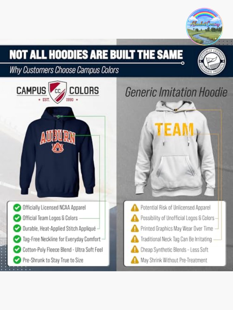 College Hooded Sweatshirt - Embroidered Logo, Kangaroo Pocket, Unisex,